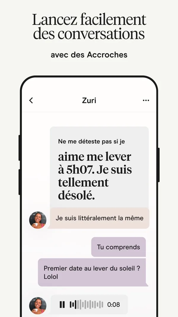 hinge-messagerie
